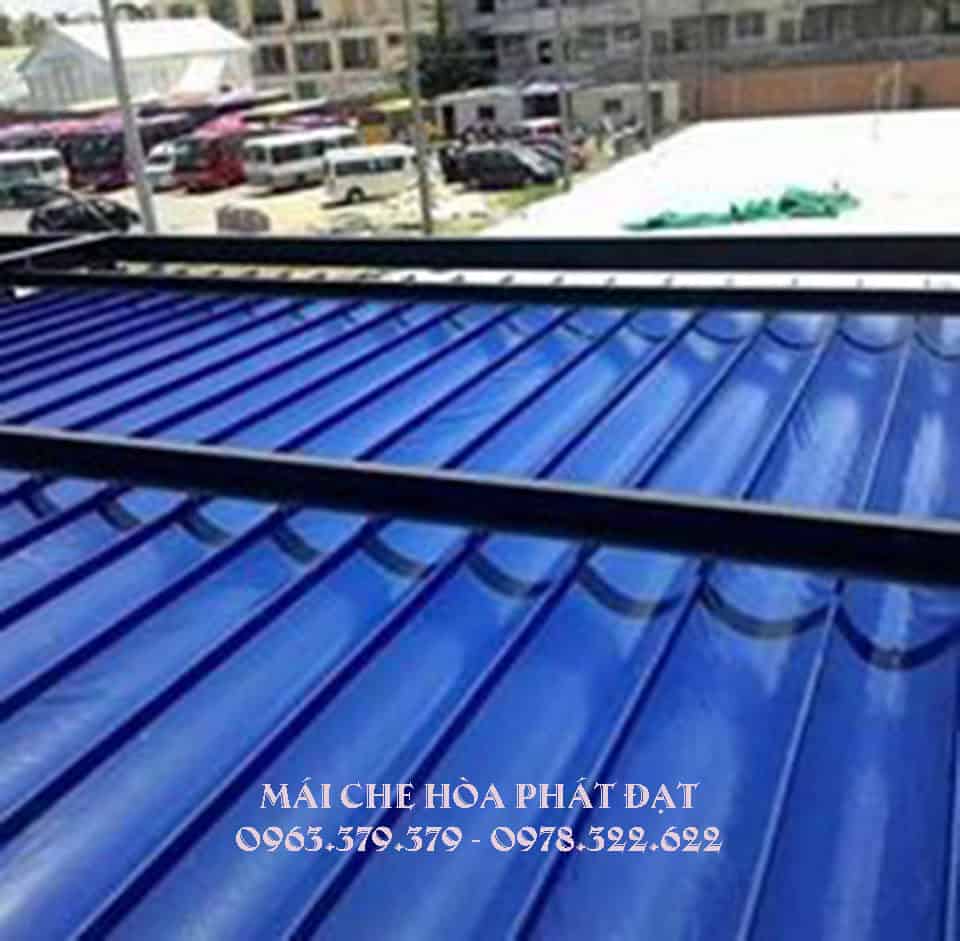 Mái bạc xếp che nắng mưa giá rẻ Mái bạt xếp che nắng mưa giá rẻ chất lượng