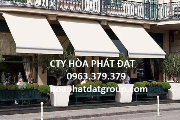 Lắp đặt mái hiên di động chữ A tại Phan Rang Mái hiên che di động công ty hòa phát đạt đẹp tại Phan Rang
