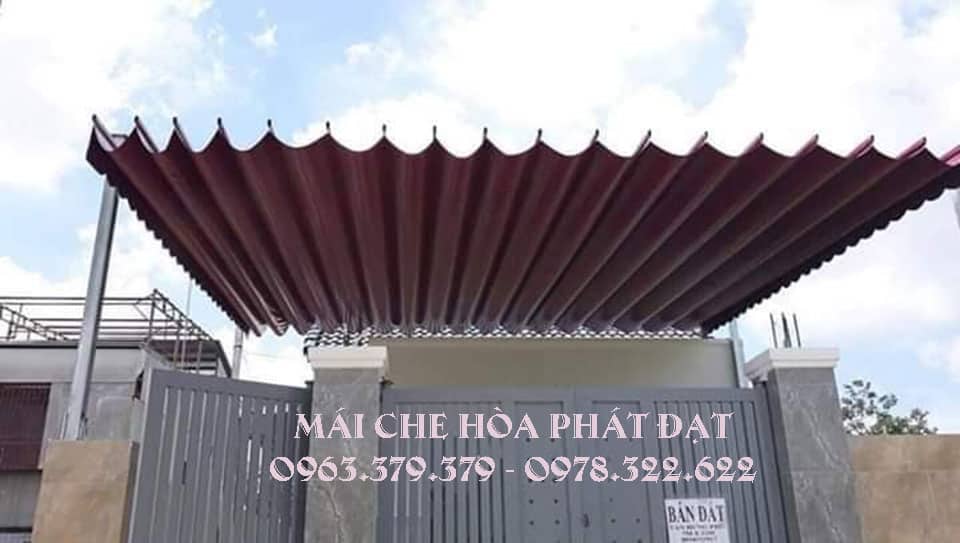Mái xếp di động dạng lượn sóng Mái xếp lượn sóng di động cao cấp