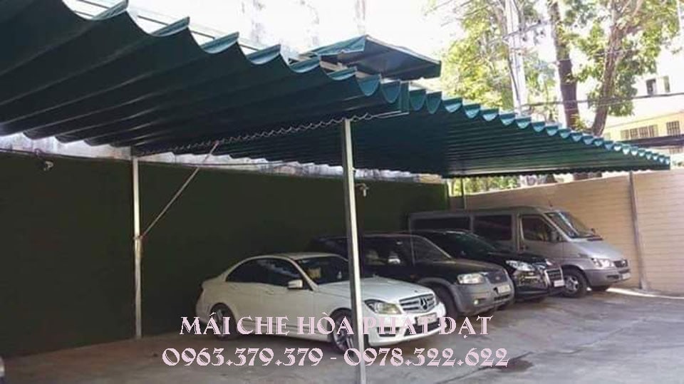Mái xếp di động nhà che xe Nhà che xe bằng mái xếp tiện dụng