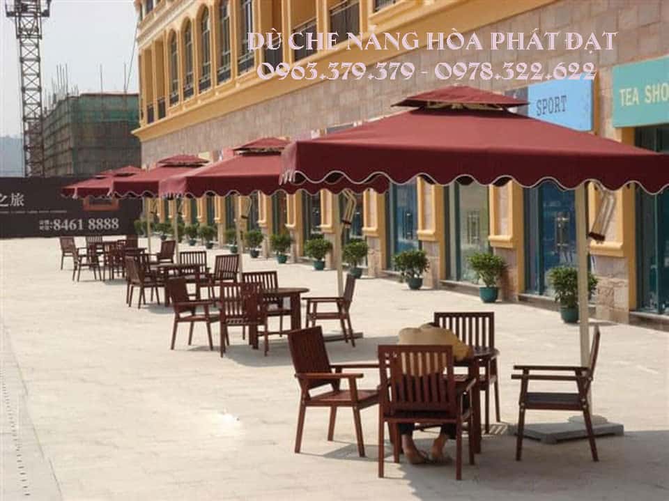 Mẫu dù cafe đẹp Mẫu dù cafe thiết kế đẹp mắt thu hút khách hàng