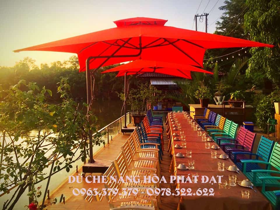 Mẫu dù che nắng cafe Tổng hợp mẫu dù che nắng cafe đẹp nhất hiện nay