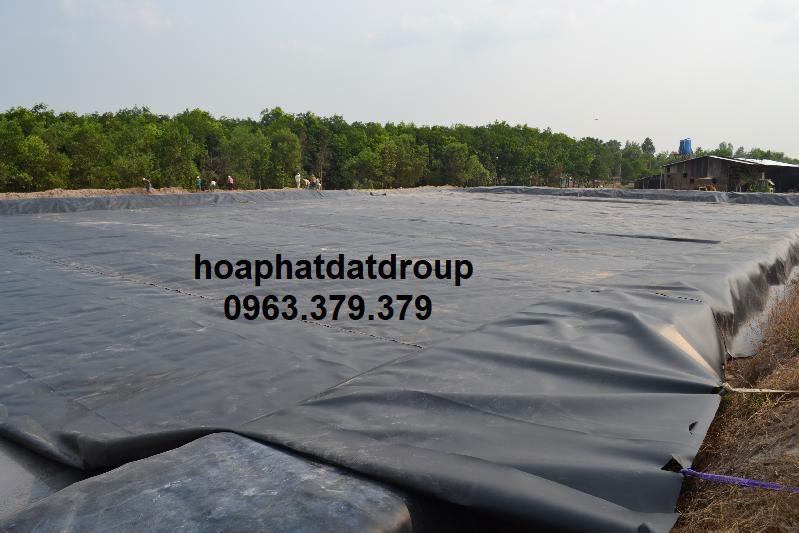Ứng dụng lót hồ chứa nước HDPE màng chống thấm hdpe hòa phát đạt siêu bền