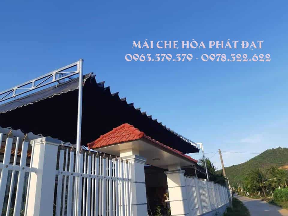 Thi công mái hiên di động Hình ảnh thợ thi công mái hiên di động