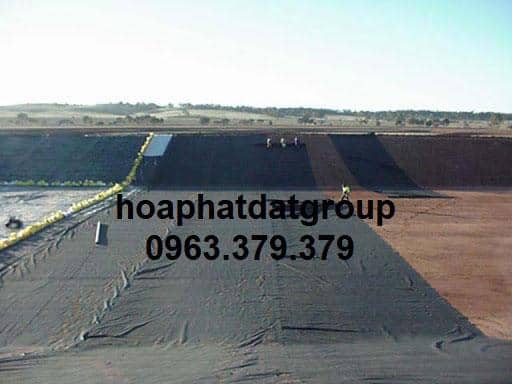 Thi công màng chống thấm HDPE lót ao tôm màng chống thấm hdpe hòa phát đạt thi công bạt hdpe lót ao tôm