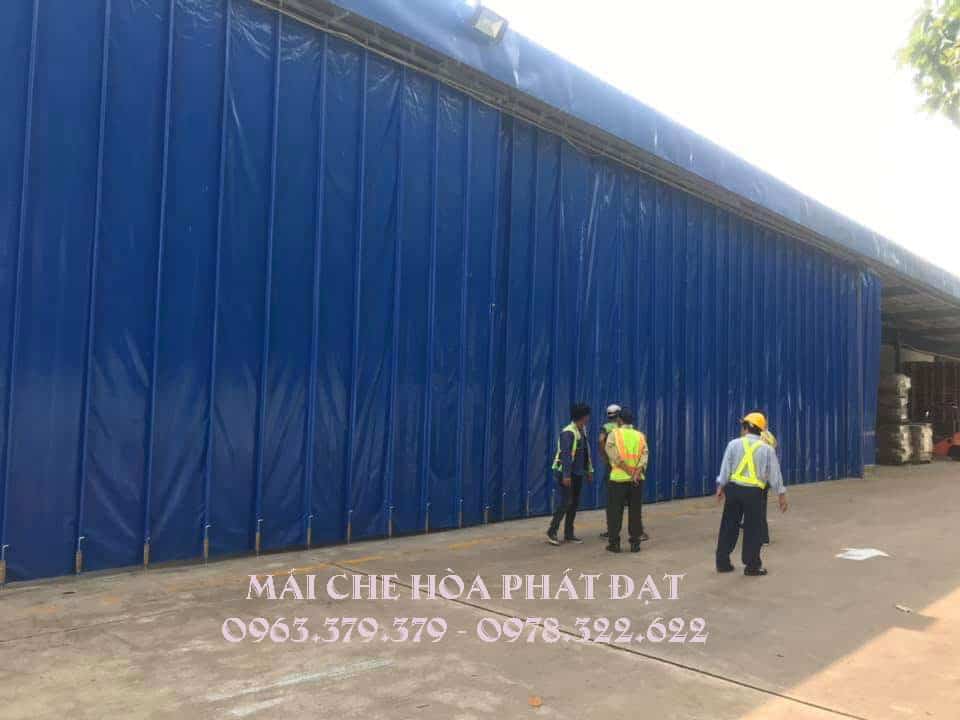 Vách ngăn bằng bạt di động Vách ngăn bằng bạt di động chống tạt mưa