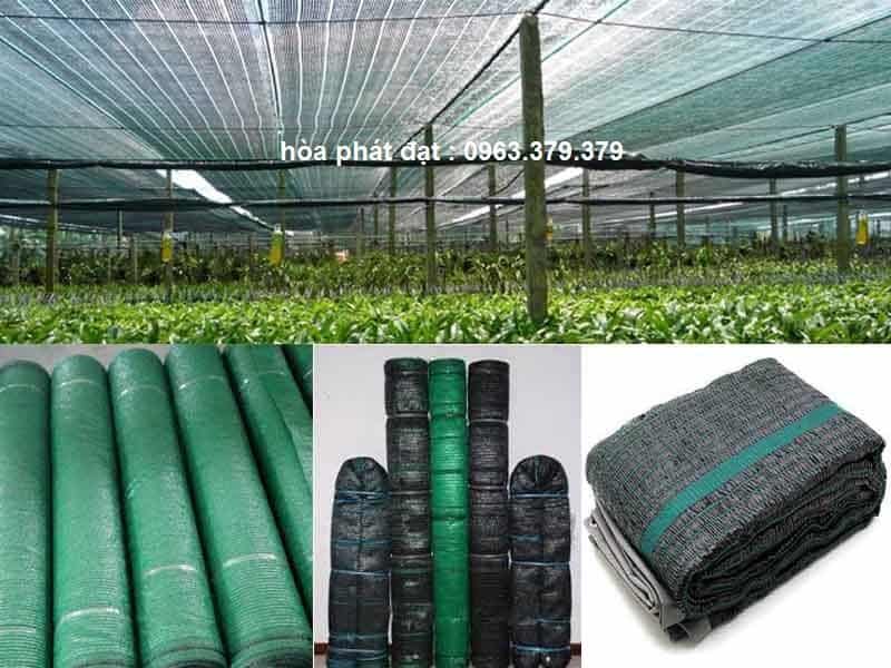 Lưới lan che nắng Thái Lan Mẫu lưới lan che nắng Thái Lan màu đen xanh