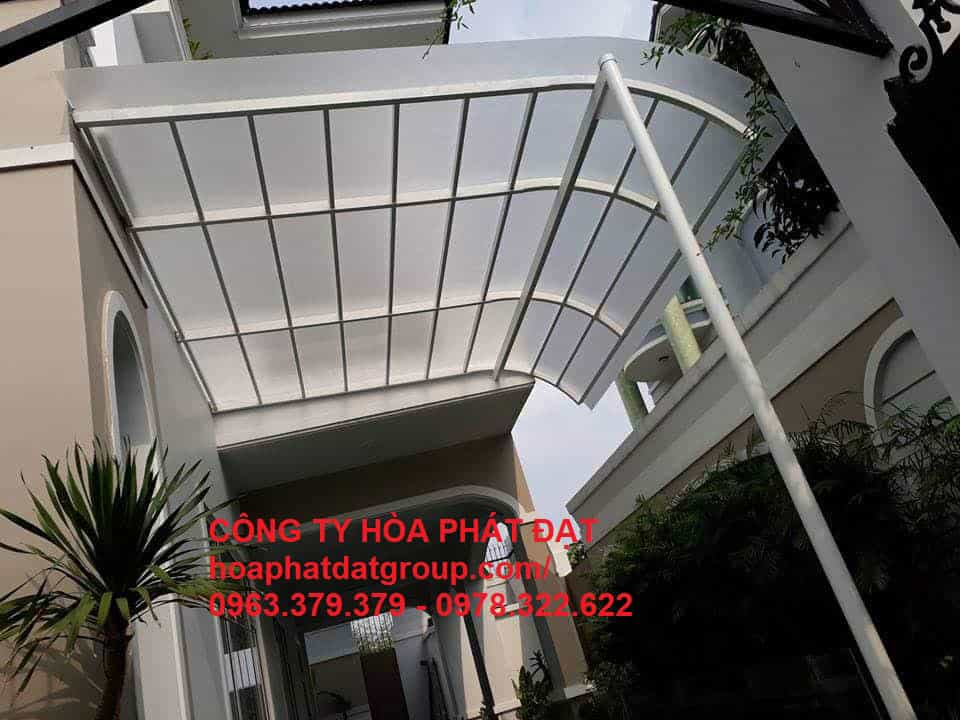 Mái vòm poly cao cấp Mái vòm poly lấy sáng cố định sân thượng
