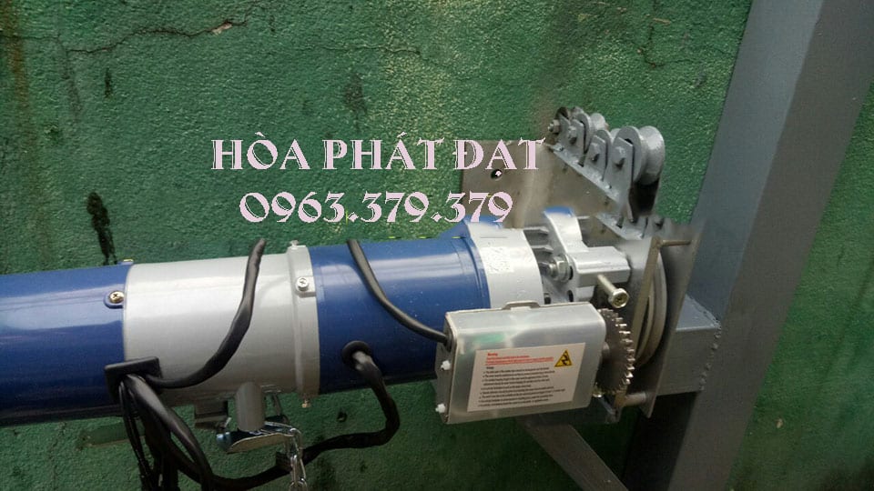 Cách lắp motor mô tơ mái xếp di động Hòa Phát Đạt đơn giản
