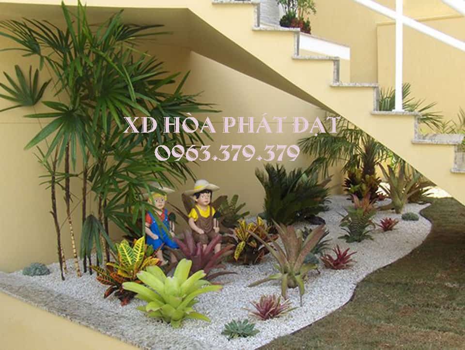 Ý tưởng cách tạo tiểu cảnh sân vườn trong nhà độc đáo Cách tạo tiểu cảnh sân vườn trong nhà độc đáo hợp phong thủy