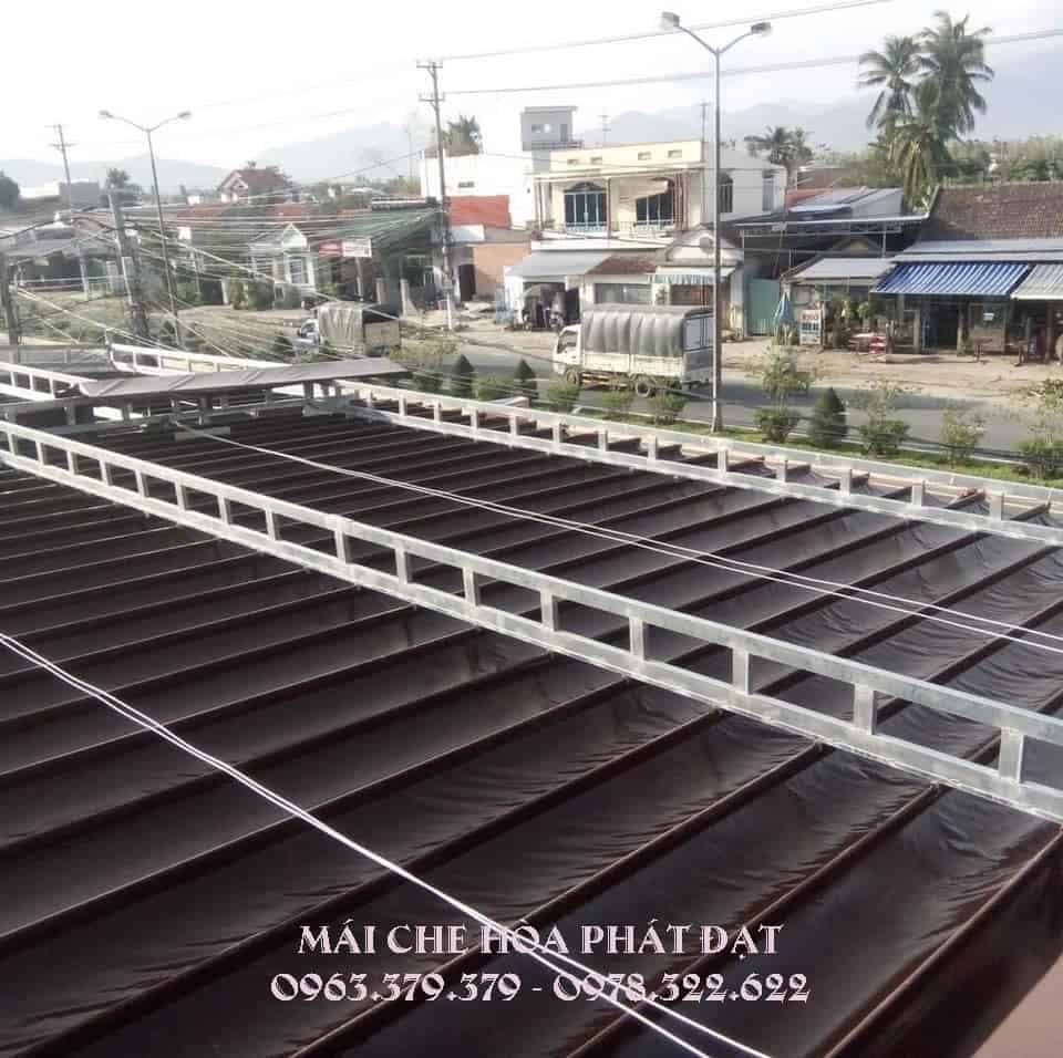Mái xếp mái che di động Mẫu mái xếp mái che di động đẹp hiện đại