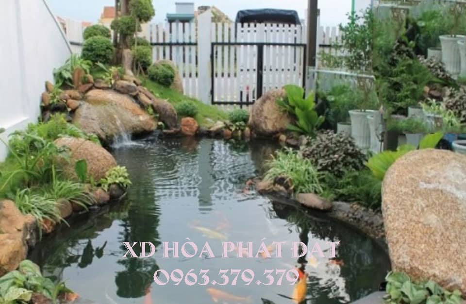 Hướng lắp đặt mẫu tiểu cảnh hòn non bộ hồ nước Mẫu tiểu cảnh hòn non bộ hồ nước phong thủy