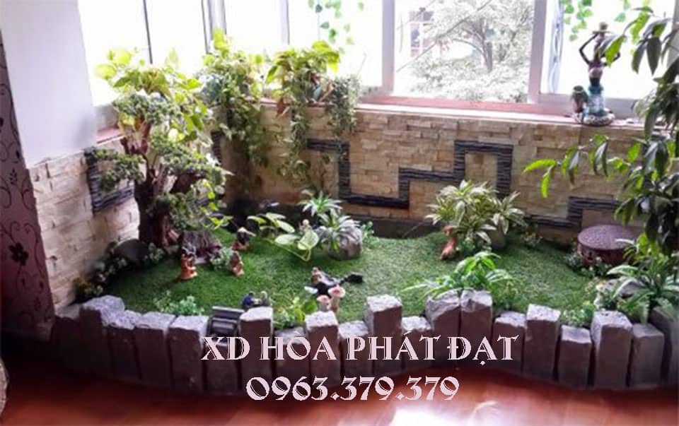 Tiểu cảnh sân nhà đẹp và hiện đại Mẫu tiểu cảnh sân nhà đẹp sang trọng