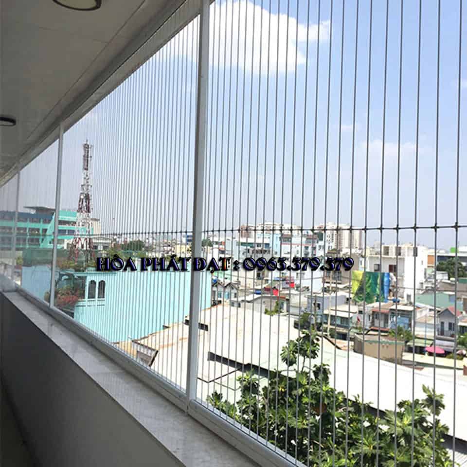 Hoàn thiện cáp an toàn chung cư Hoàn thiện thi công cáp an toàn ban công chung cư Hòa Phát Đạt