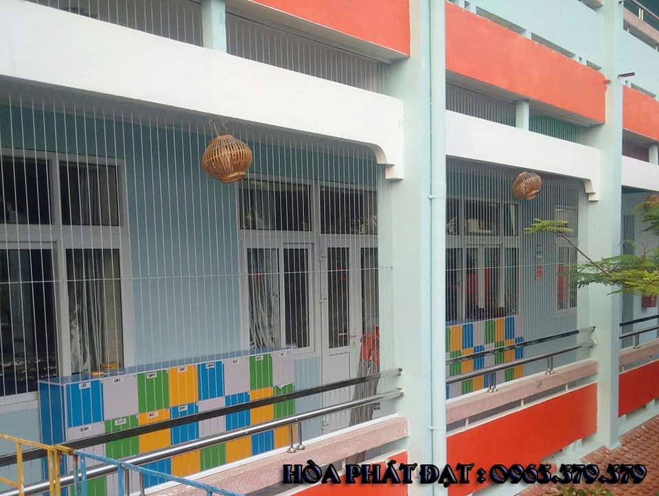 Lưới an toàn cho trường học Bảo vệ sự an toàn cho học sinh bằng lưới an toàn ban công trường học