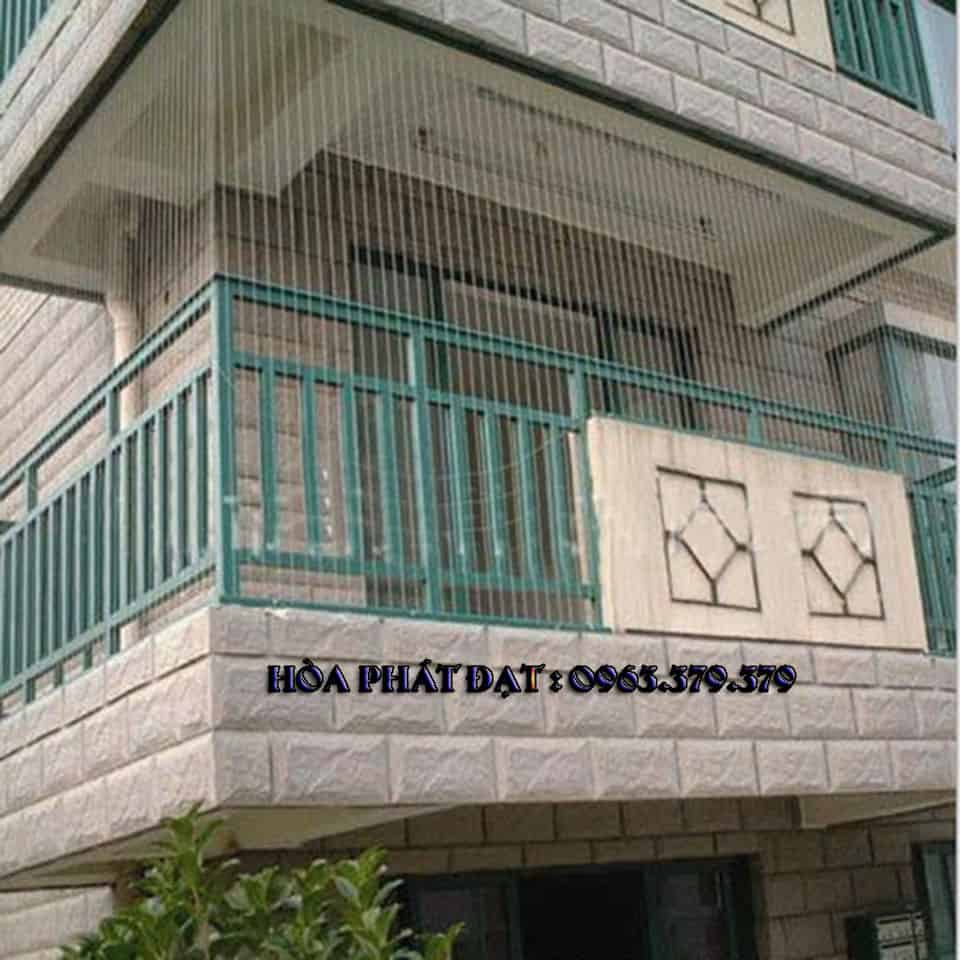 Cáp lưới an toàn ban công Sợi cáp bọc nhựa siêu bền lắp lưới an toàn ban công