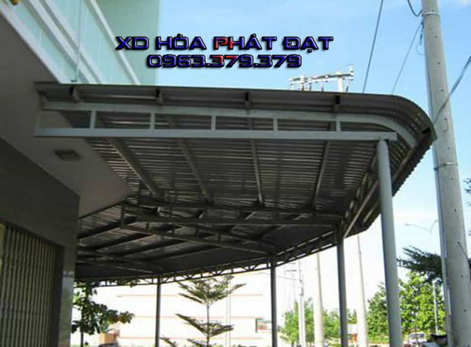 Thi công mái tôn che hiên nhà chuyên thi công mái tôn che hiên nhà giá rẻ