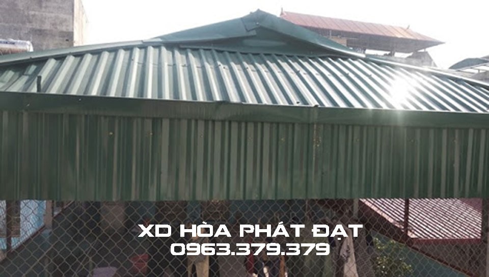 Làm mái tôn che sân phơi làm mái tôn che sân phơi giá rẻ chuyên nghiệp