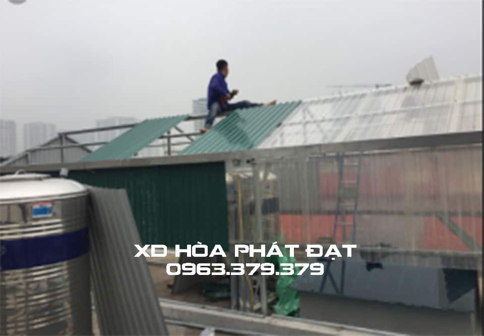 Mẫu mái tôn đơn giản làm mái tôn mẫu đơn giản
