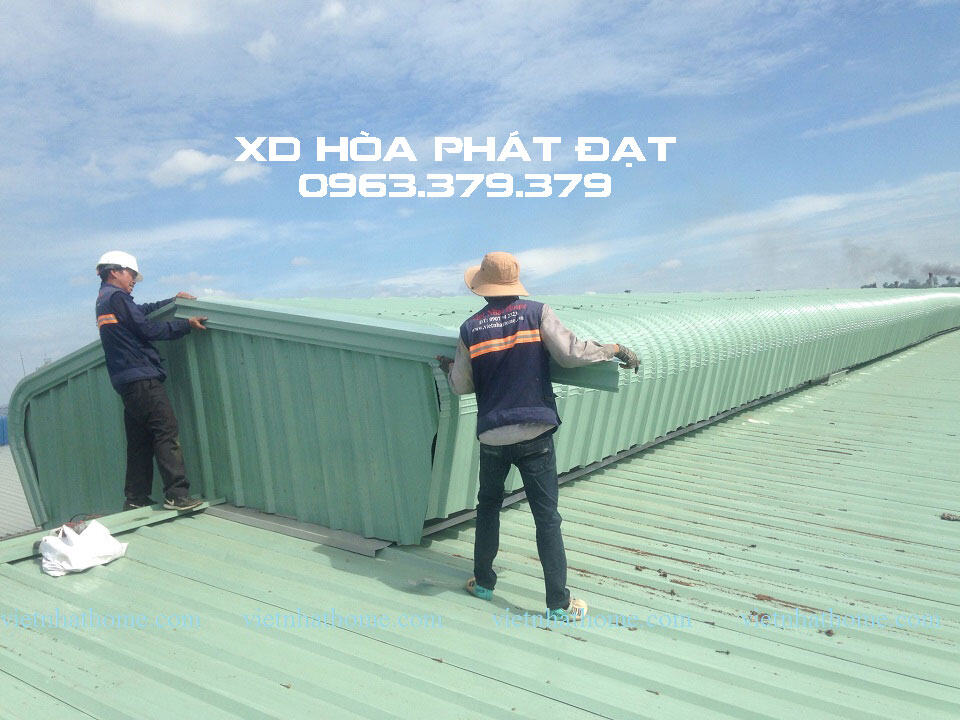 Làm mái tôn nhà xưởng trọn gói nhận thi công làm mái tôn nhà xưởng trọn gói