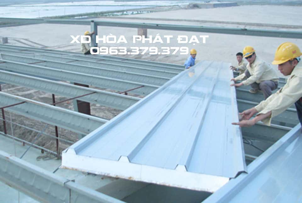 Thi công mái tôn chống nóng thi công lắp đặt mái tôn cách nhiệt chống nóng