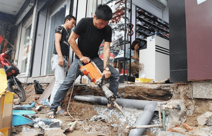 Xử lý rò rỉ nước Hà Tĩnh Xử lý triệt để đường ống nước ngầm bị rò rỉ âm tường tại Hà Tĩnh