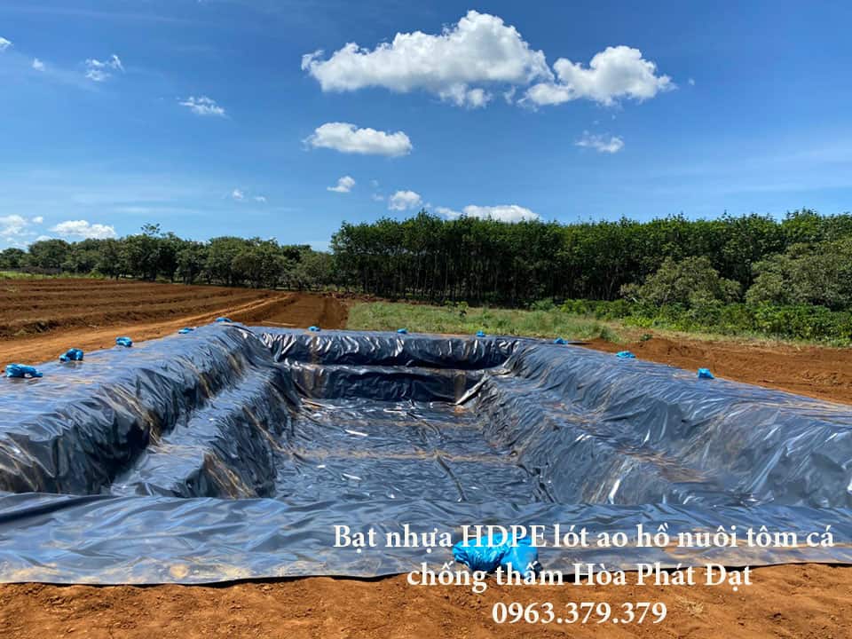 Hồ bạt chứa nước chống sạt lở Hòa Phát Đạt Giải pháp làm hồ bạt chứa nước chống sạt lở đất hiệu quả