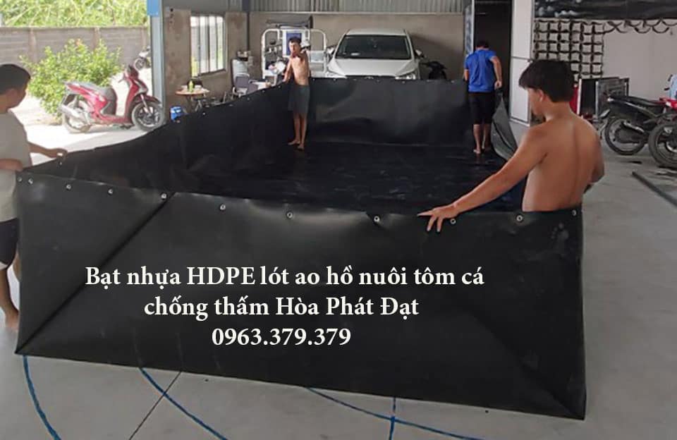 Cắt hàn bạt HDPE Nhận cắt hàn bể bạt HDPE theo kích thước yêu cầu