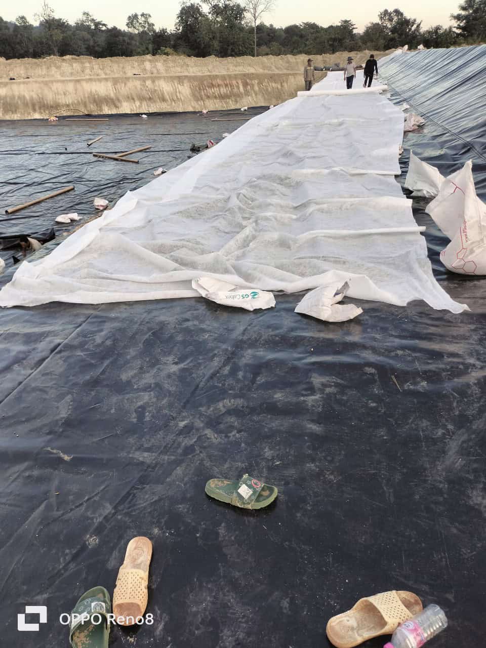 Mối hàn màng chống thấm HDPE Chi tiết mối hàn kép màng chống thấm HDPE không rò rỉ