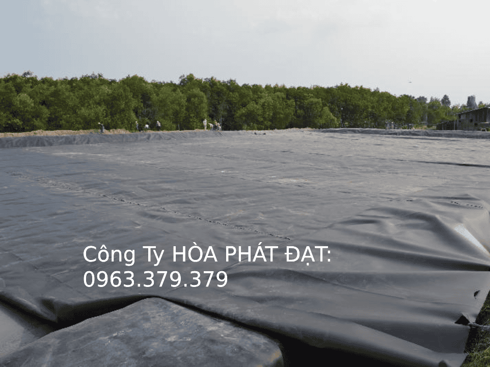 Bạt đen HDPE lót hồ Bạt đen HDPE lót hồ chứa nước tưới tiêu