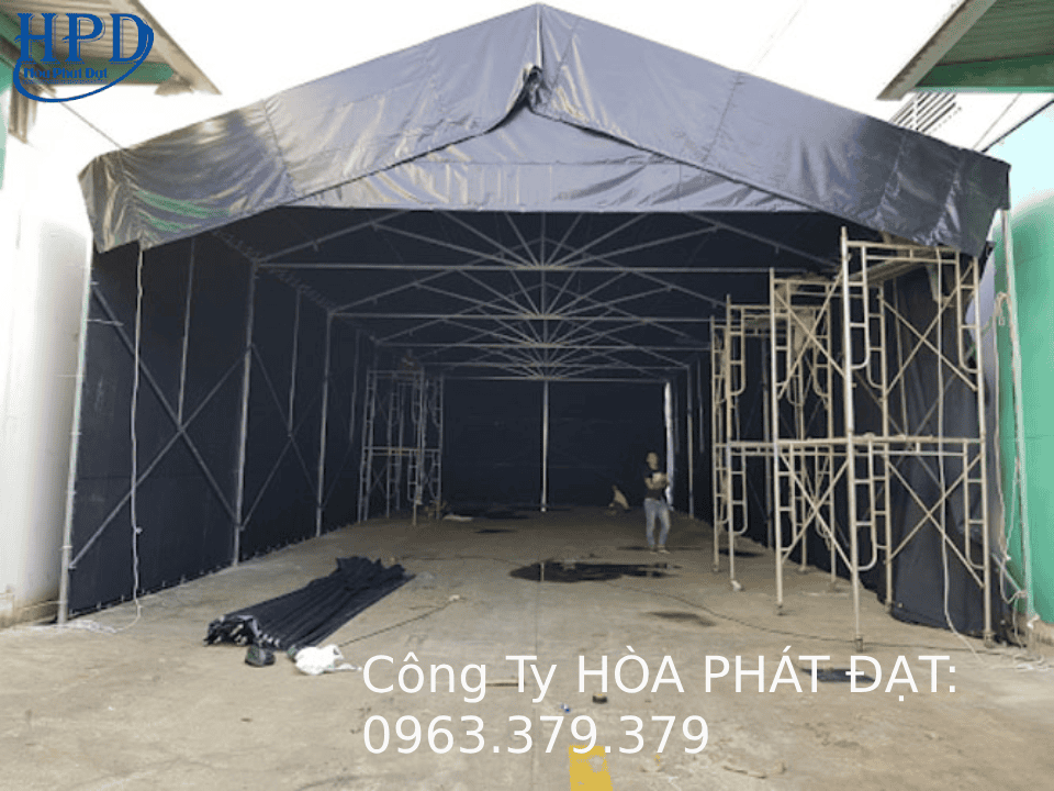 Nhà bạt di động làm xưởng, kho thương hiệu Hòa Phát Đạt Nhà bạt công nghiệp hiện đại