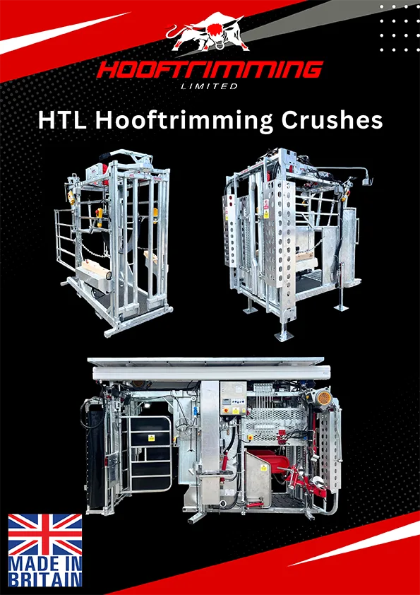 HTL hoof trimming crushes made in Britain