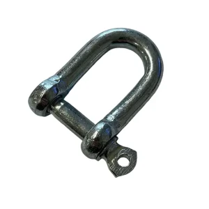 Metal D shackle for heavy lifting