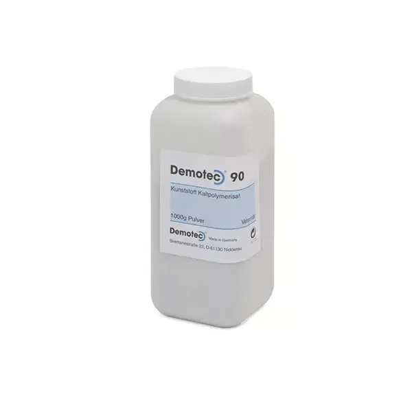 Demotec 90 plastic polymer powder container