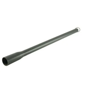 Plastic pipe extension for plumbing systems