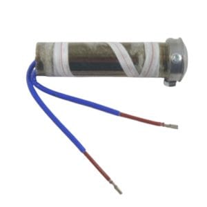 Cartridge heater with two blue wires