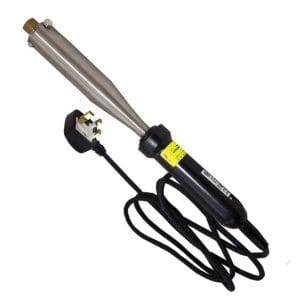 Electric soldering iron with UK plug