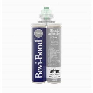 Bovi-Bond block adhesive bottles front view