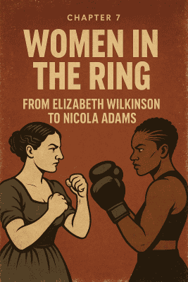 two woman boxers one is barenuckle the other with gloves