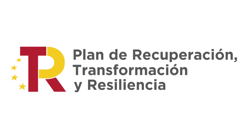 Logo plan de recuperación, transformación y resilencia