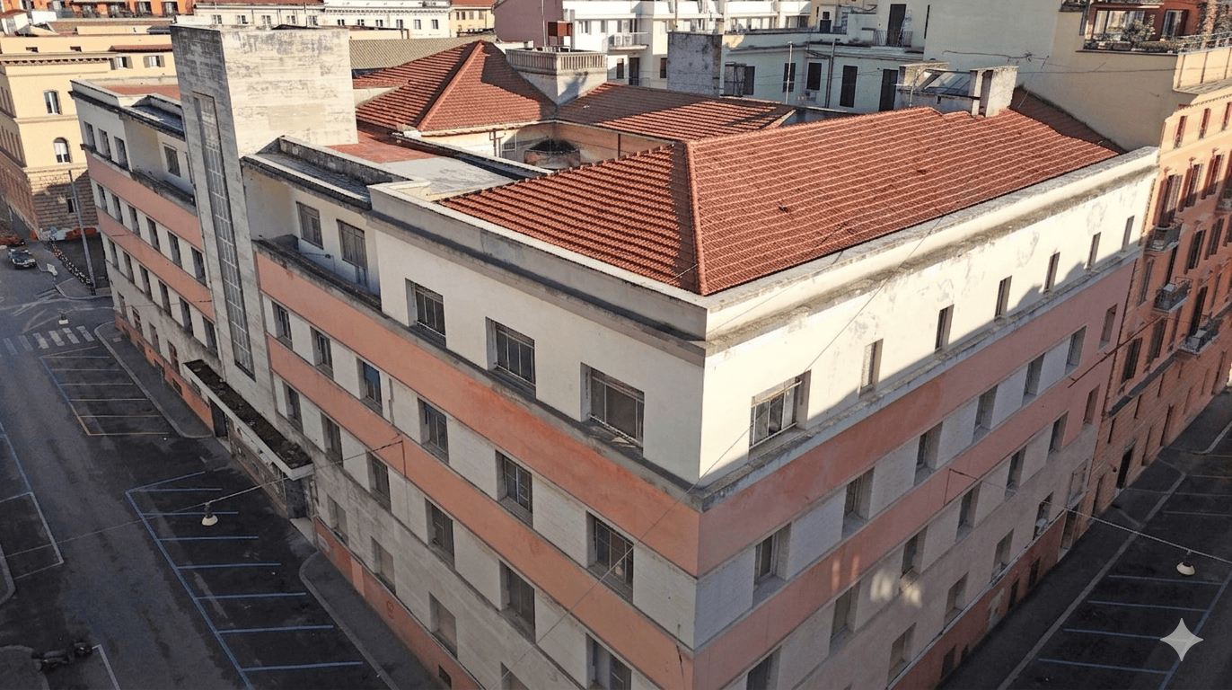 Future Kimpton Rome property on Via Sicilia before redevelopment