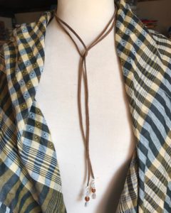 leather lariat, two oaks farmstead