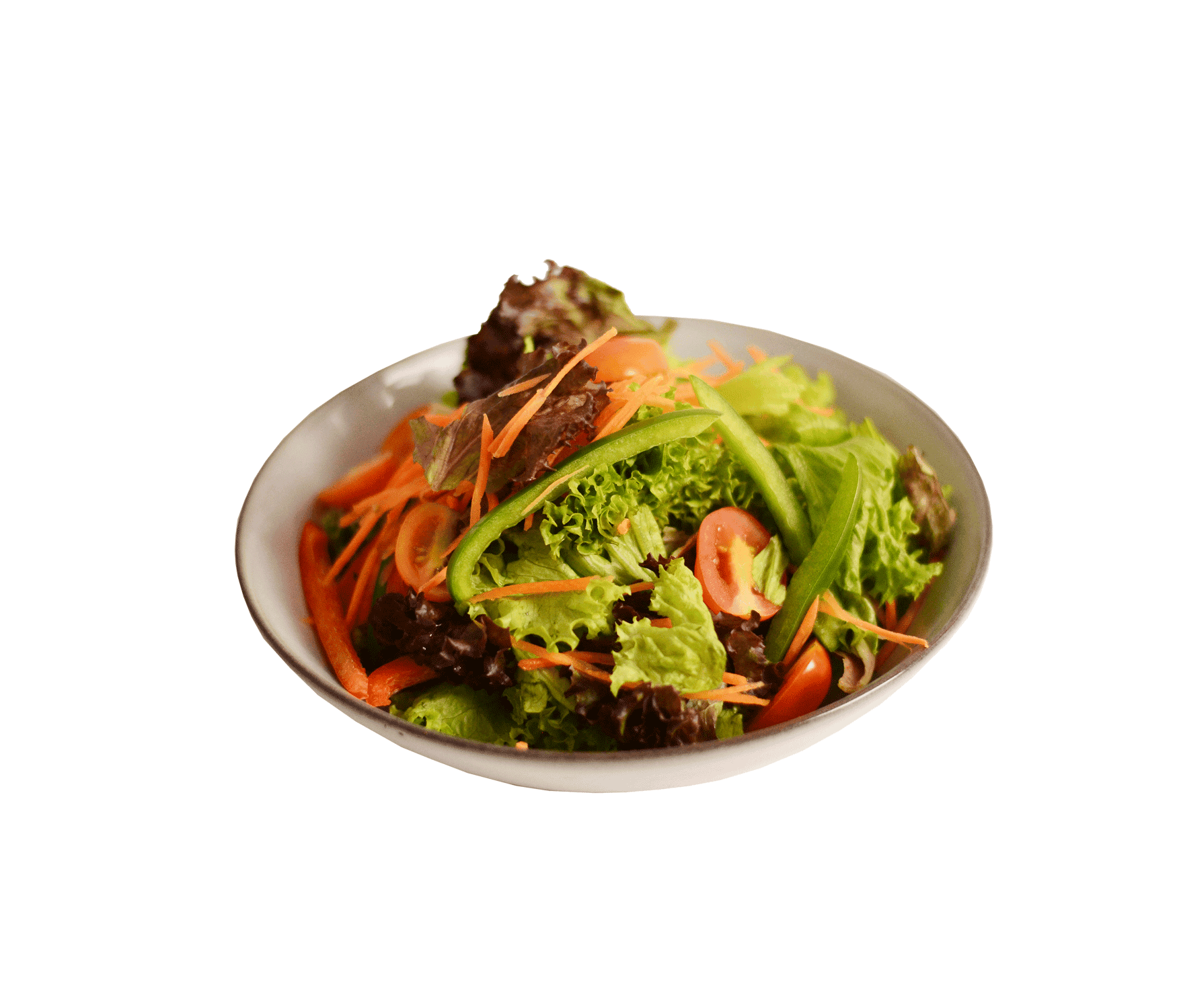idocatering fresh garden mixed salad served on white plate for a catering event 2