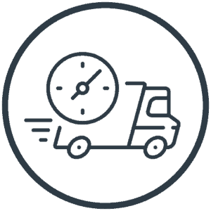 Symbol to show that catering food will be delivered to customers' doorsteps