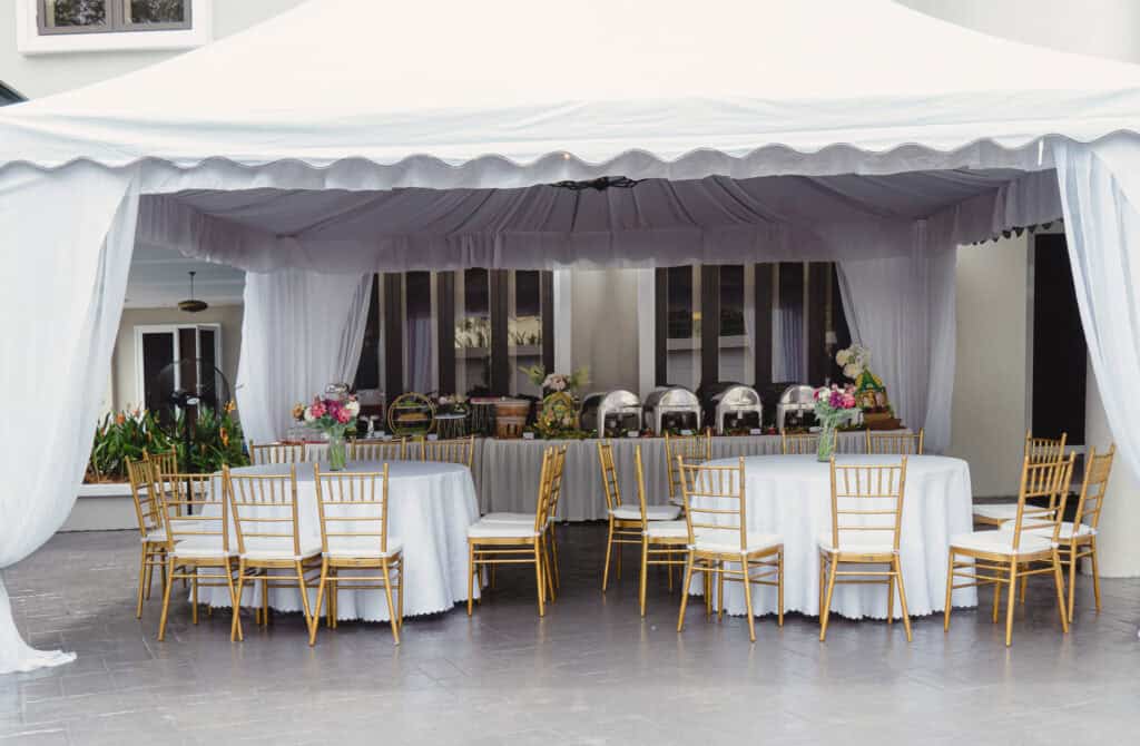 Hari Raya catering set up by iDo Catering.