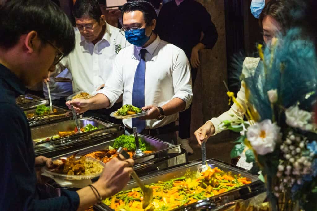 Buffet food catering for private event launching by iDo Catering 4