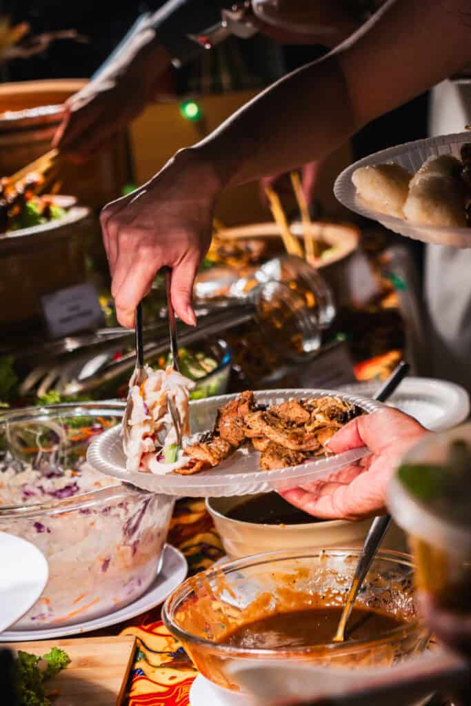 Buffet food catering for private event launching by iDo Catering 2
