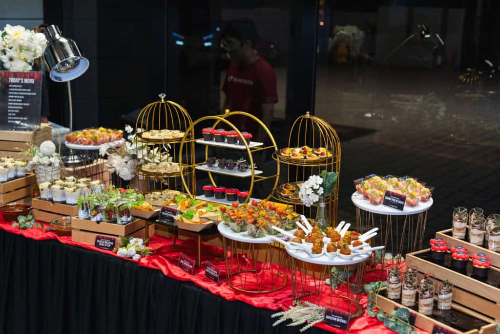 Event Catering by iDoCatering featuring a variety of Malaysian and Western cuisines
