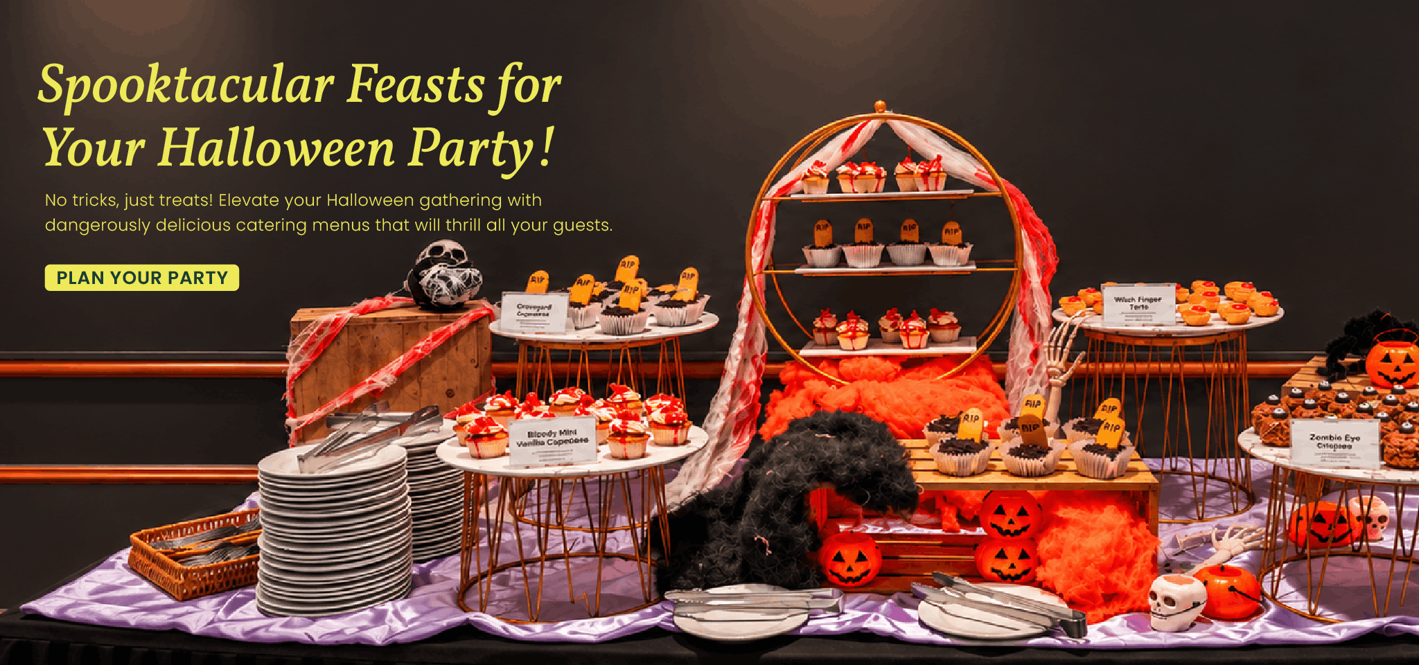 Halloween Party Banner 2026