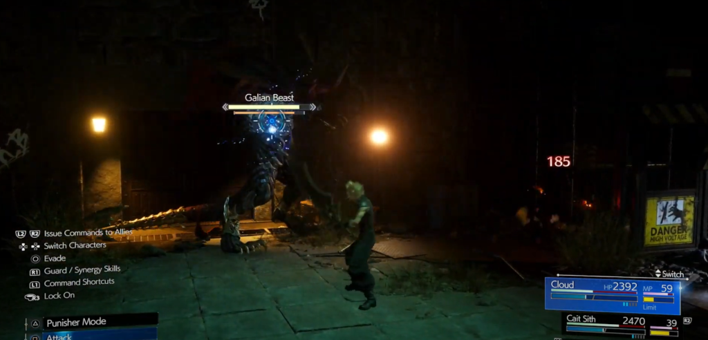 cloud fights galian